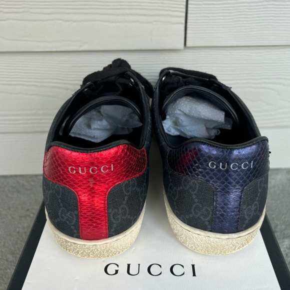 Gucci GG Supreme Ace Black Sneakers 🔥 - Picture 4 of 10